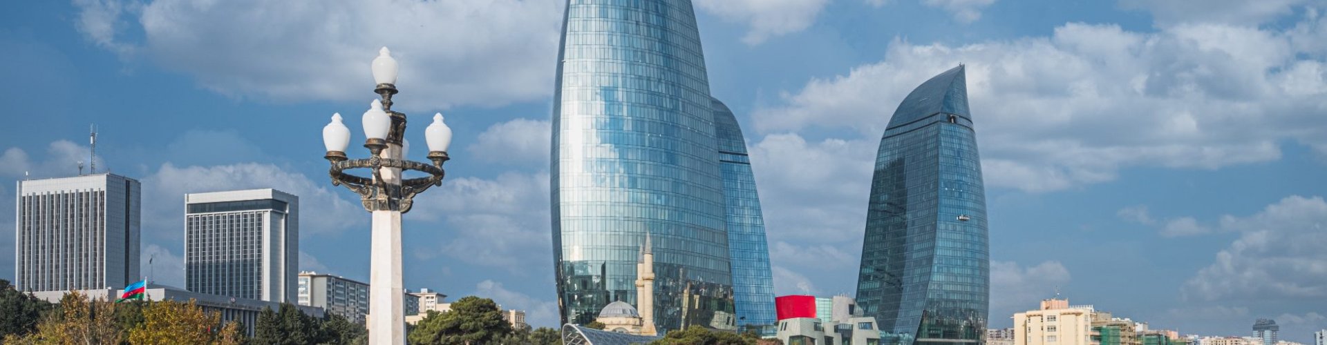 Skyline of Baku, AZ