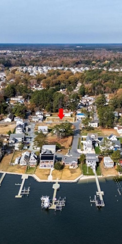 Street view of Millsboro with trolley