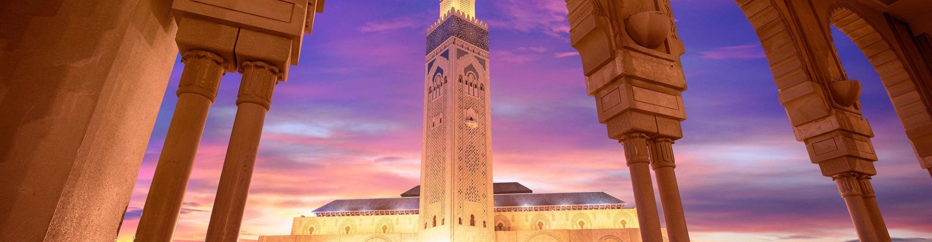 Evening riverside shot of Casablanca, MA