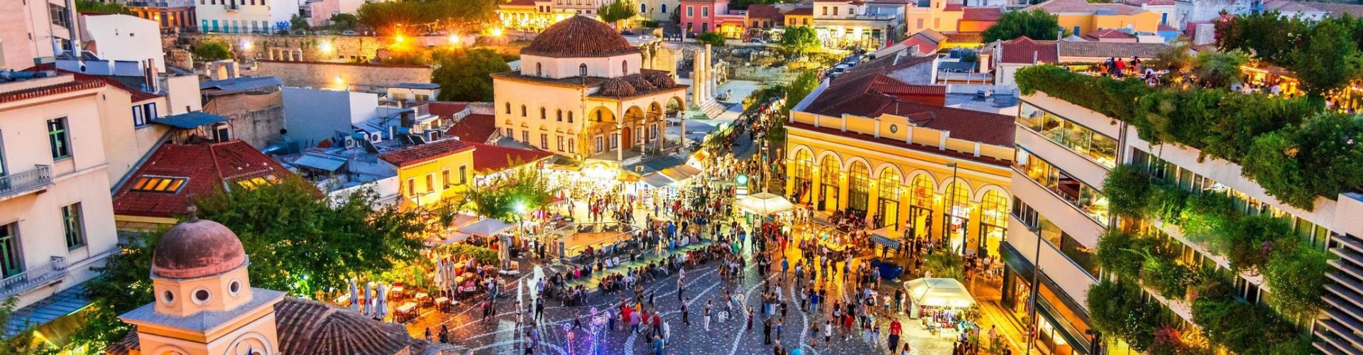Skyline of Athens, GR