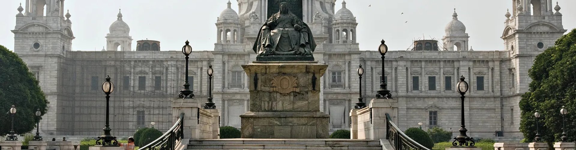 Evening riverside shot of Kolkata