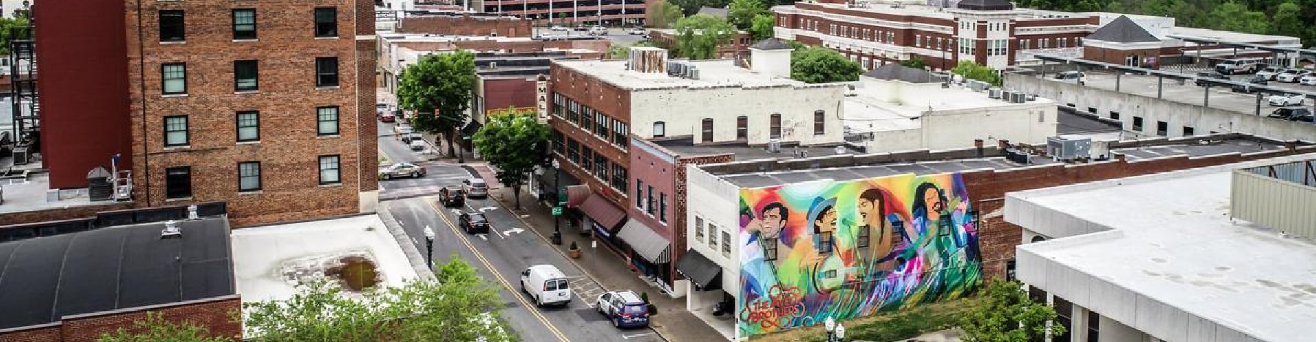 Skyline of Concord, NC, US