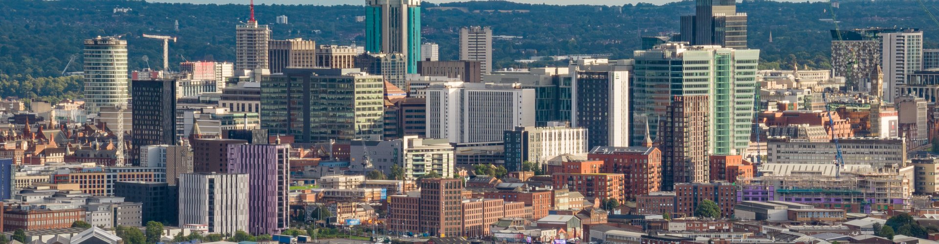 Skyline of Birmingham, UK