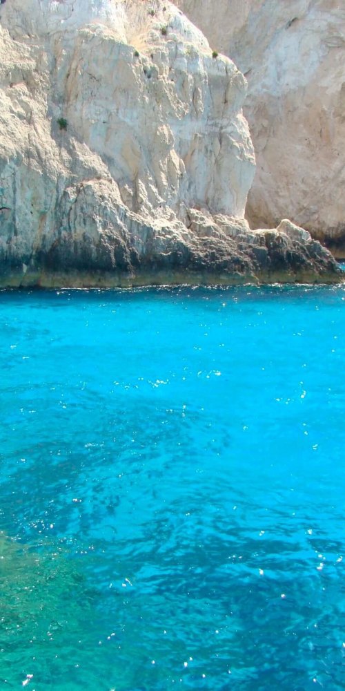 Scenic view of Limni Keri pathways