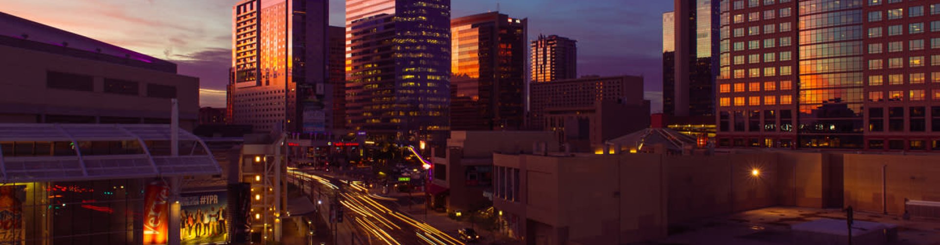 Skyline of Phoenix, AZ, US