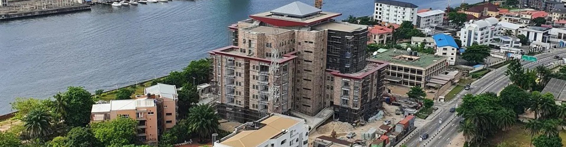 Skyline of Lagos, NG