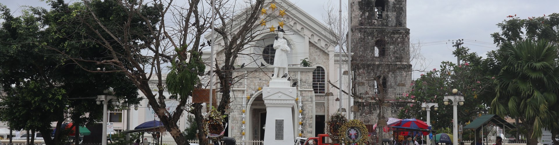 Evening riverside view of Tagbilaran City