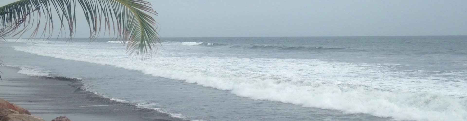Evening riverside shot in Chinandega