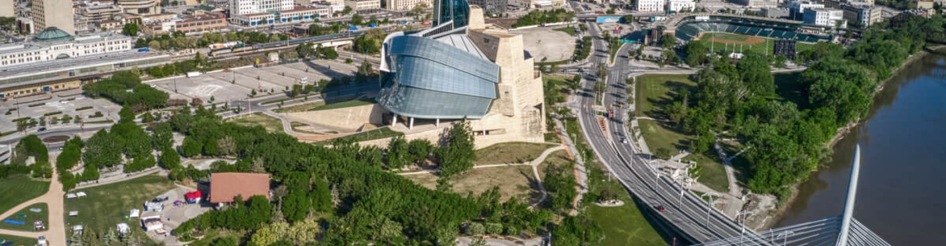 Skyline of Winnipeg, MB, CA
