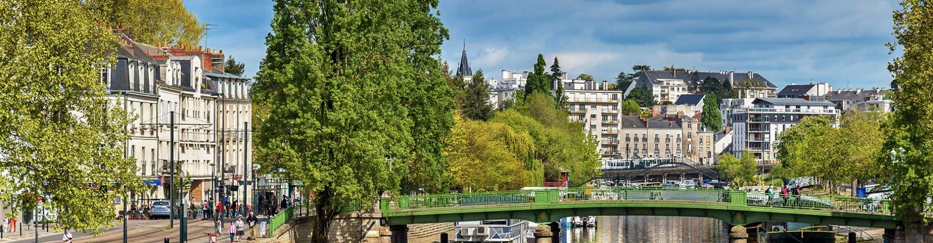 Skyline of Nantes, FR