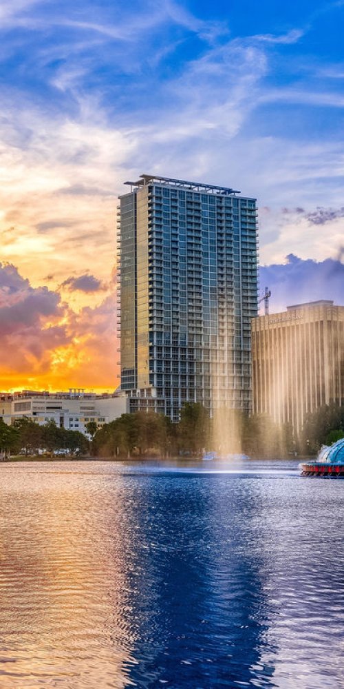 Cyclist on Orlando Urban Trail
