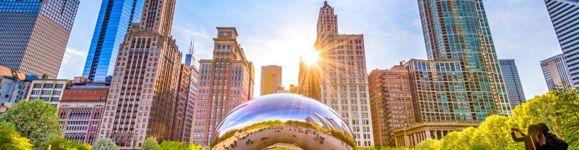 Chicago metro map and bike-share stations
