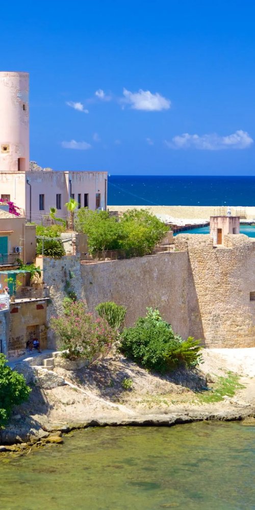 Street scene in Castellammare del Golfo