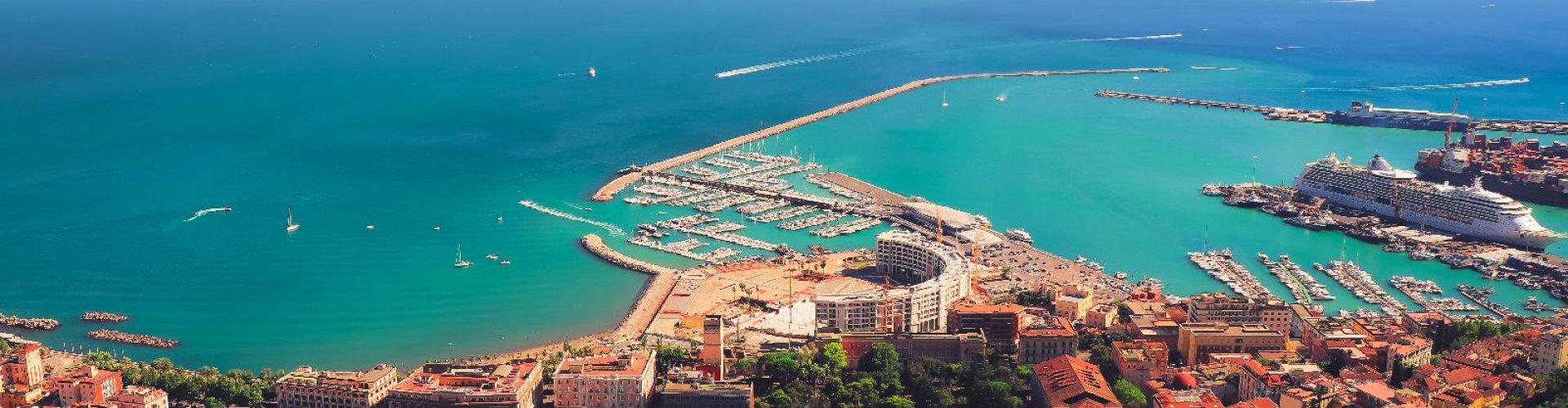Skyline of Salerno, IT