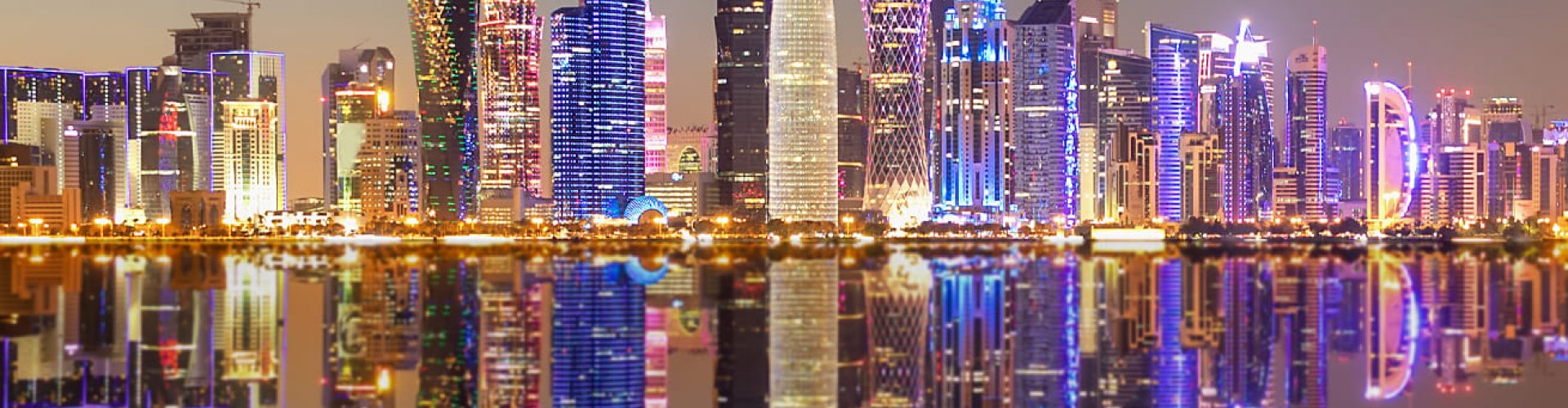 Skyline of Doha, QA
