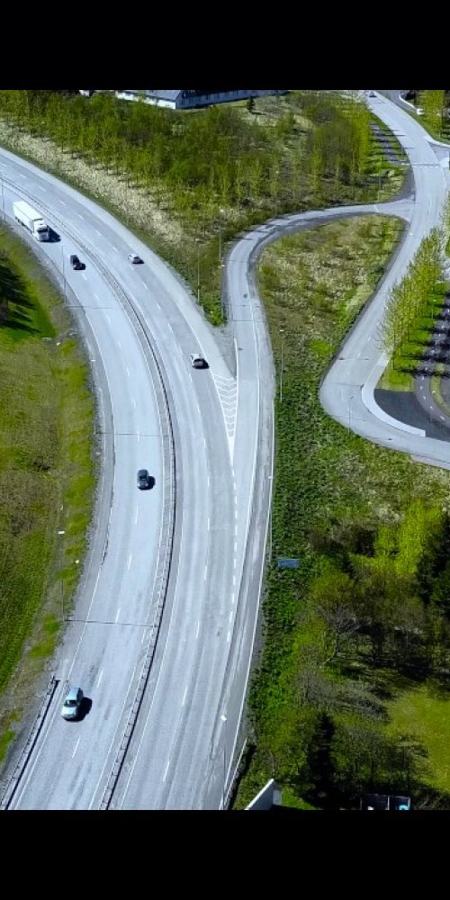 Pedestrian street scene in Mosfellsbær