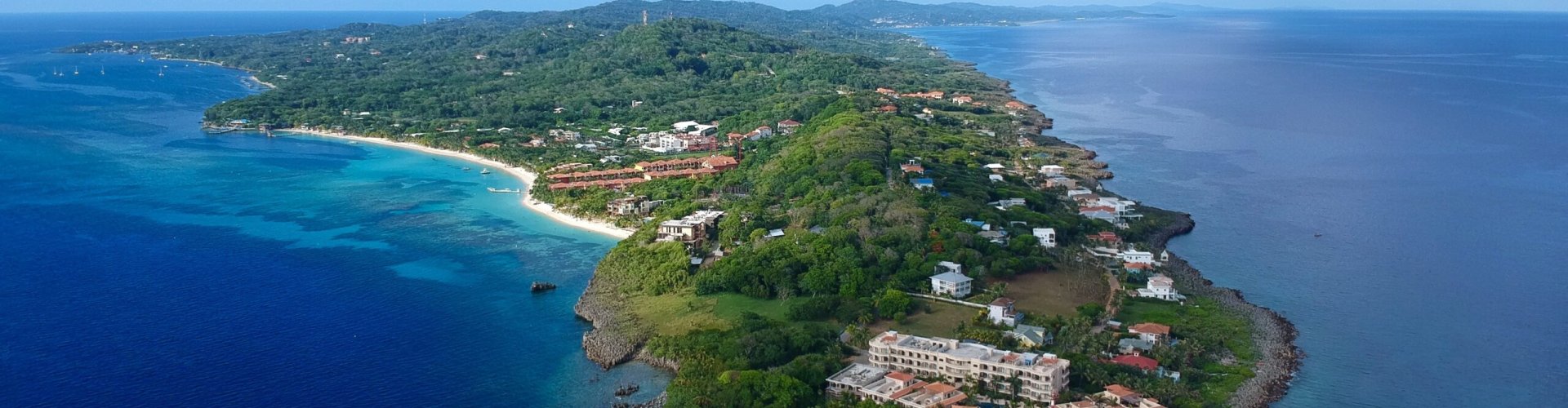 Skyline of Roatán, HN
