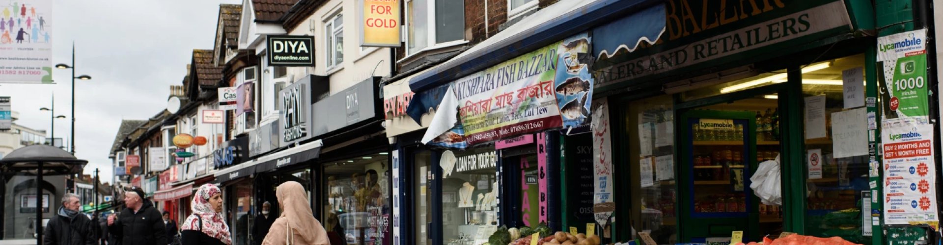 Evening riverside shot in Luton, UK