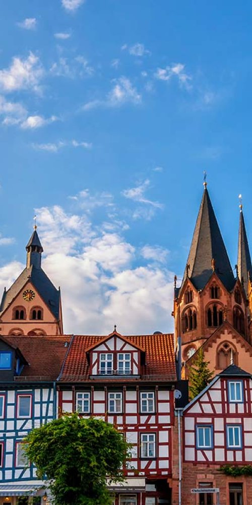 Pedestrian street in Gelnhausen