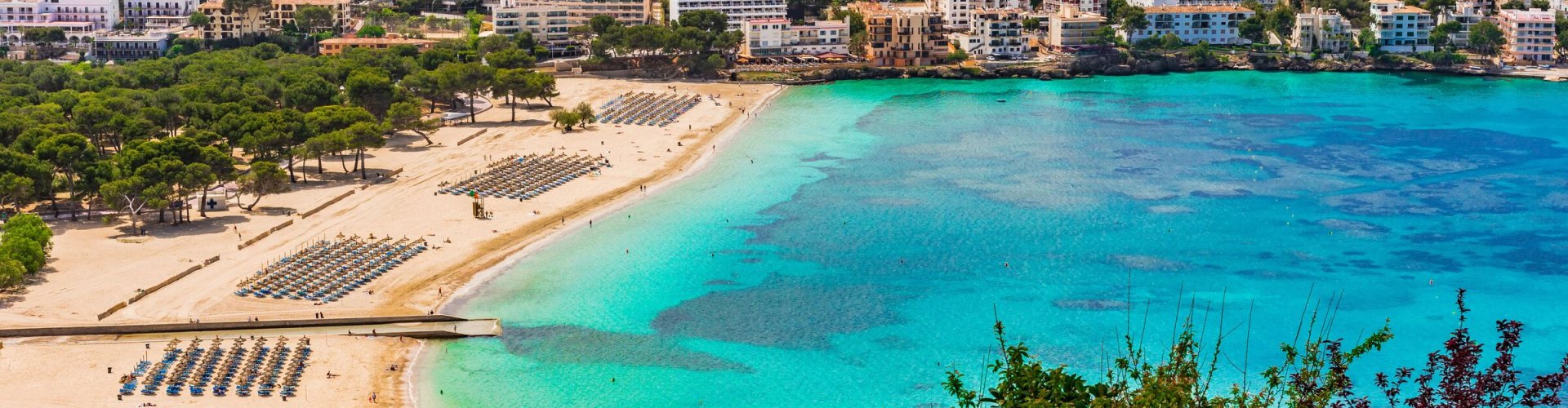 Evening riverside view of Santa Ponsa, ES