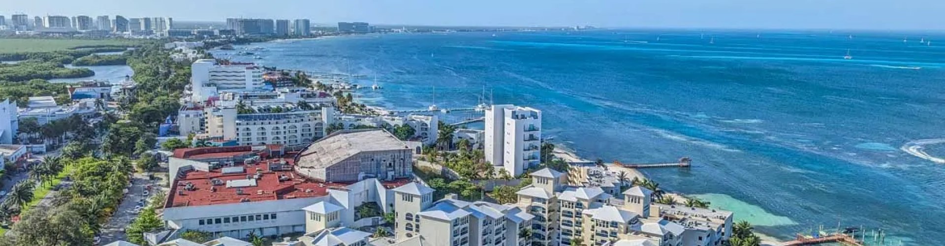 Skyline of Cancún, MX