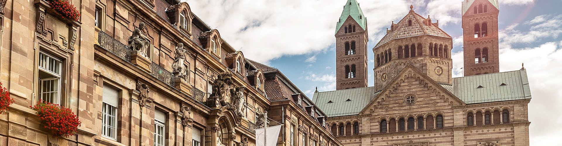 Skyline of Speyer, DE