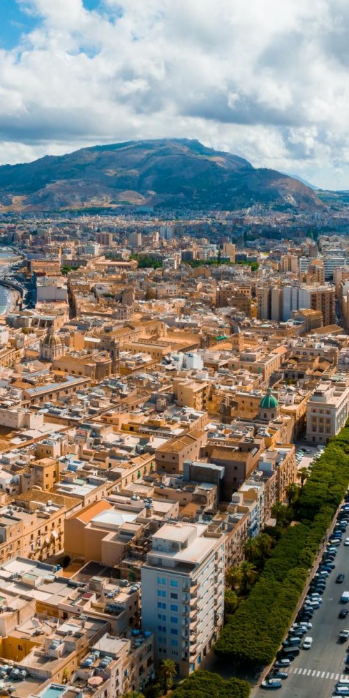 Street view in Trapani, IT