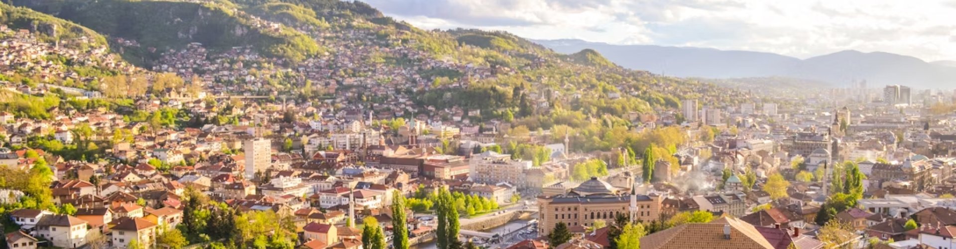Skyline of Sarajevo, BA
