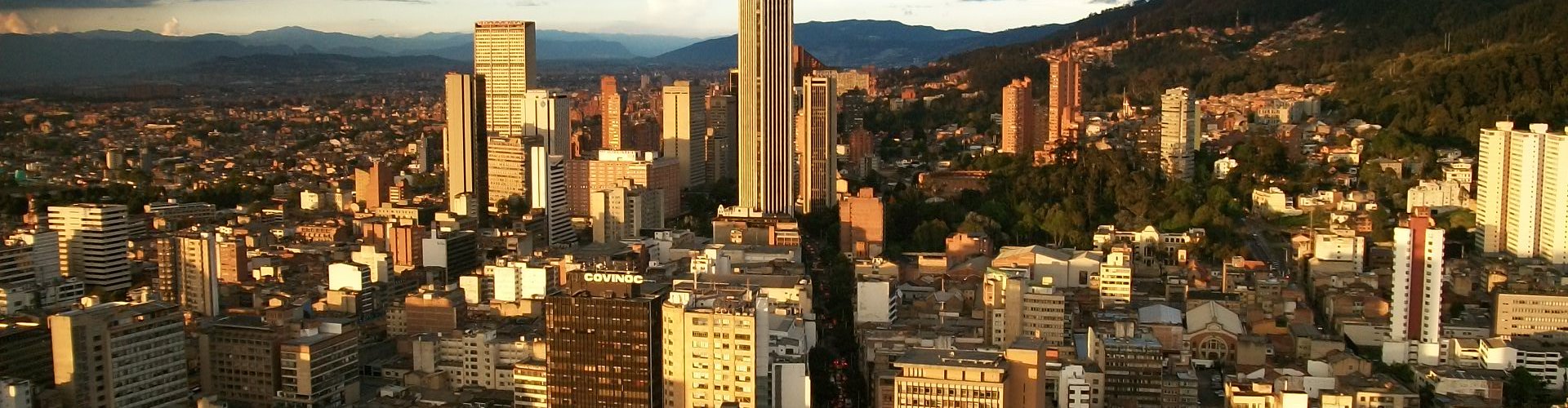 Evening riverside in Bogotá, CO