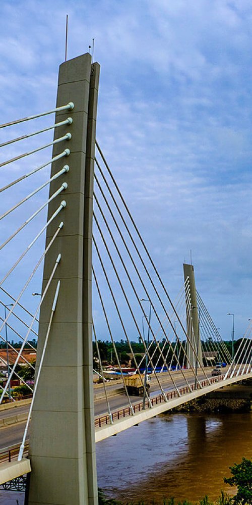 Benguela cityscape vertical image
