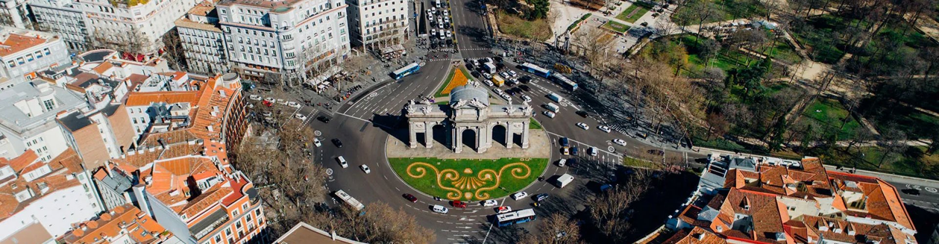 Skyline of Madrid, ES