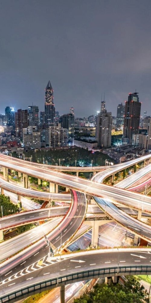 Shanghai Metro map and city bike near station