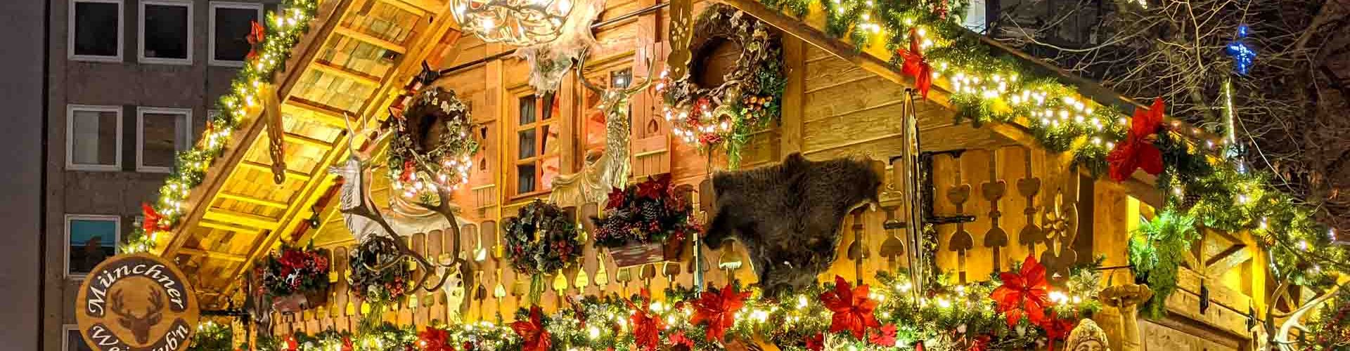 Evening riverside shot in Munich, DE