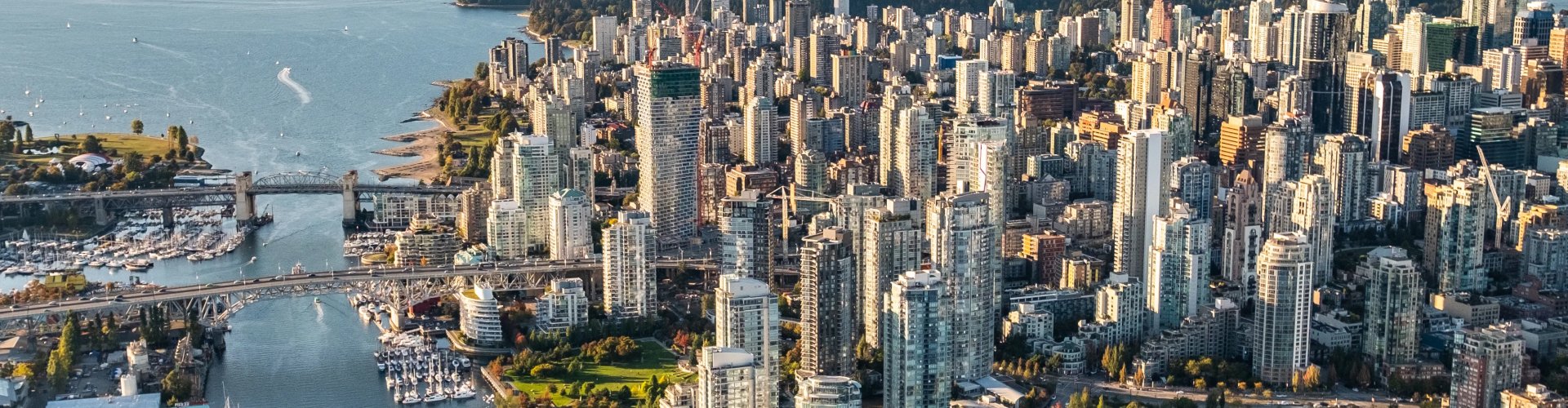 Skyline of Vancouver, BC, CA