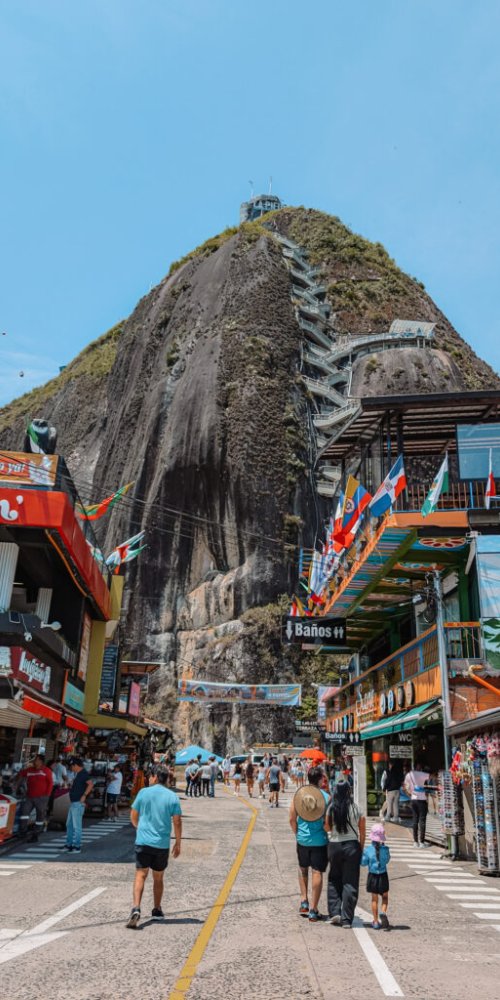 Medellin city transit and streetscape