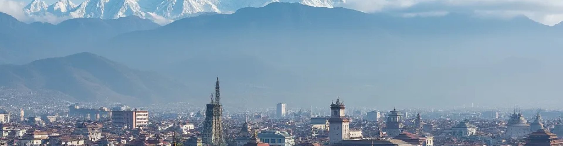 Skyline of Kathmandu, NP