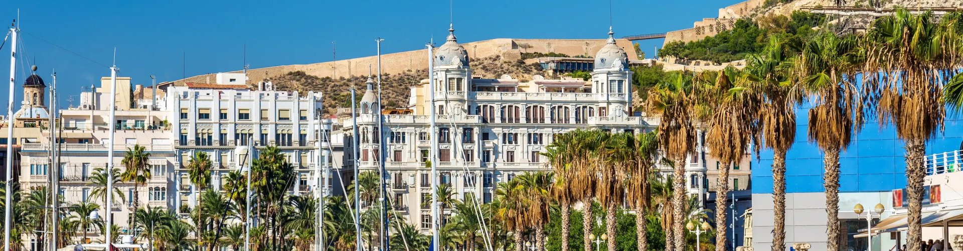 Evening riverside view in Alicante