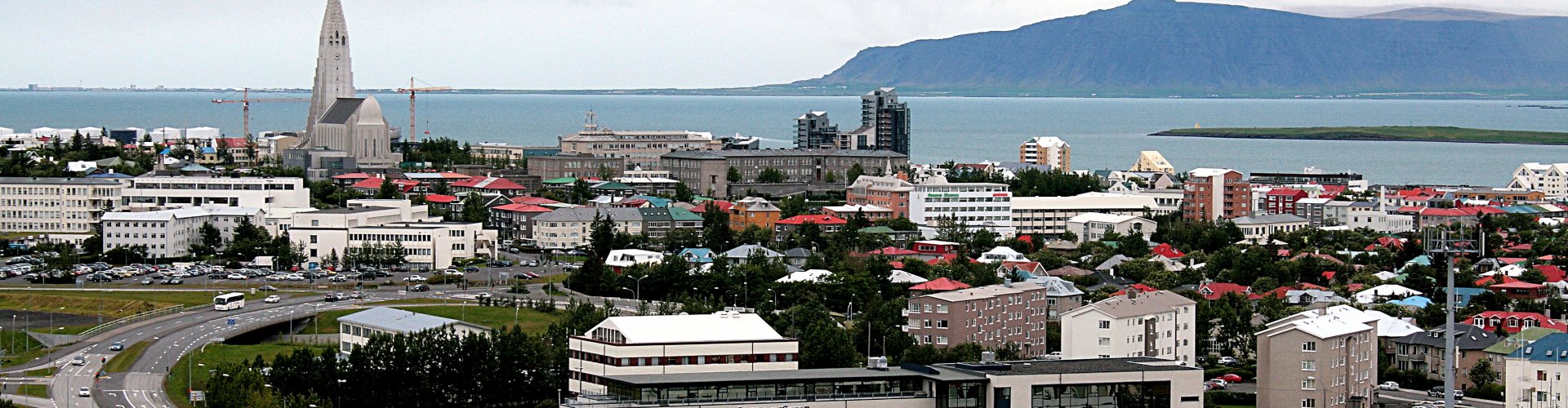 Skyline of Reykjavík, IS