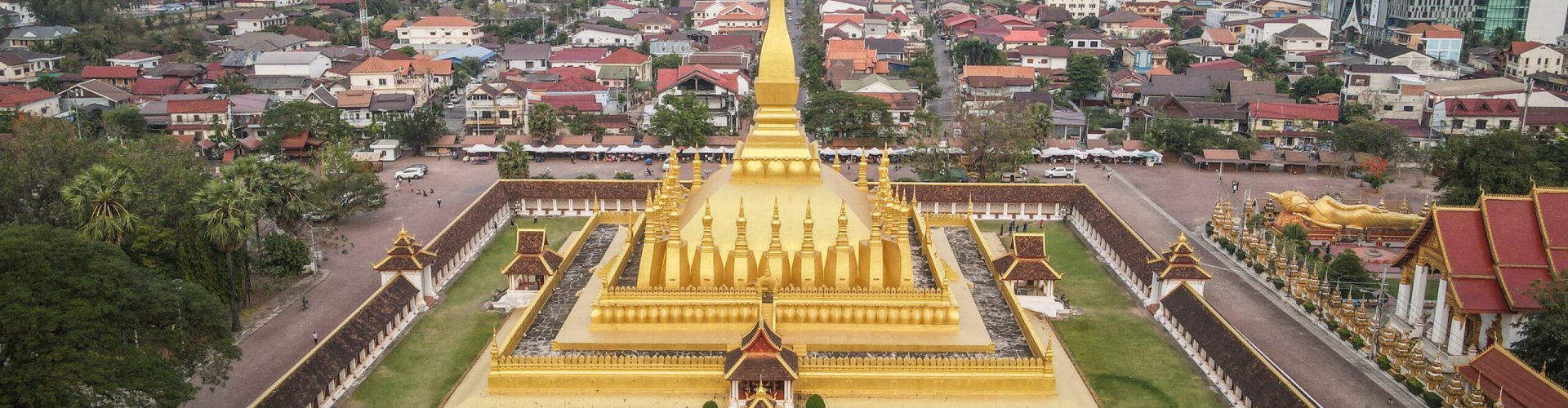 Evening riverside shot in Vientiane, LA